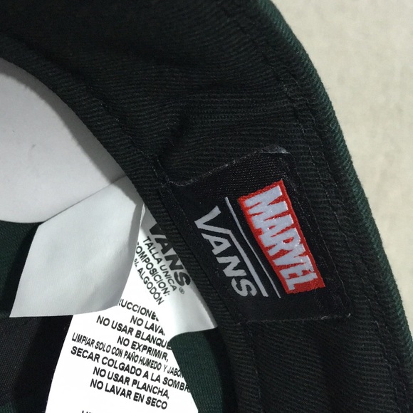 NEW $32 Vans Marvel Hulk Adjustable Hat Cap OS - Picture 8 of 8